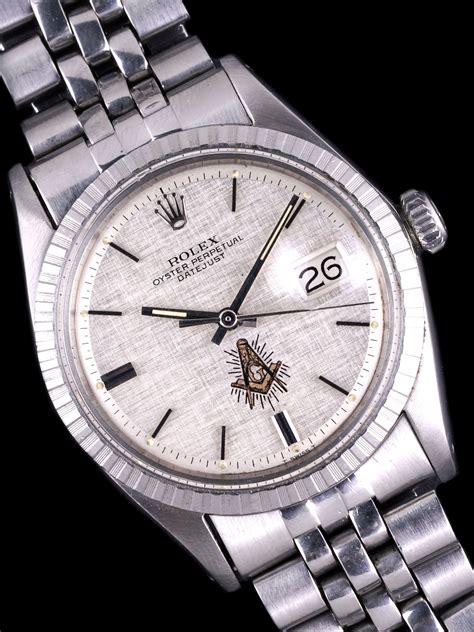 Rolex Datejust Ref. 1603 from 1971, rare and original “linen” for 